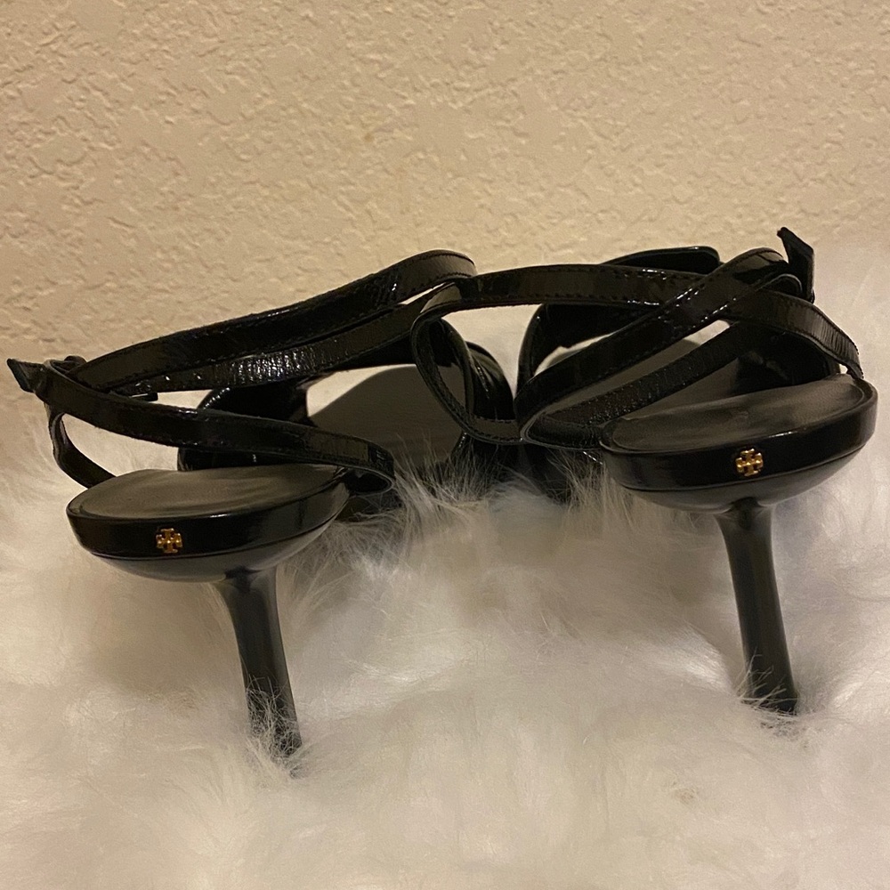 Tory Burch Black Strappy Heels - Picture 5 of 5